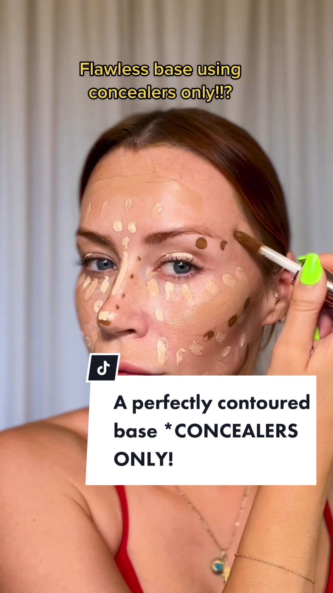 @Flawless base using concealers only!??? ad Here I’ve used th...