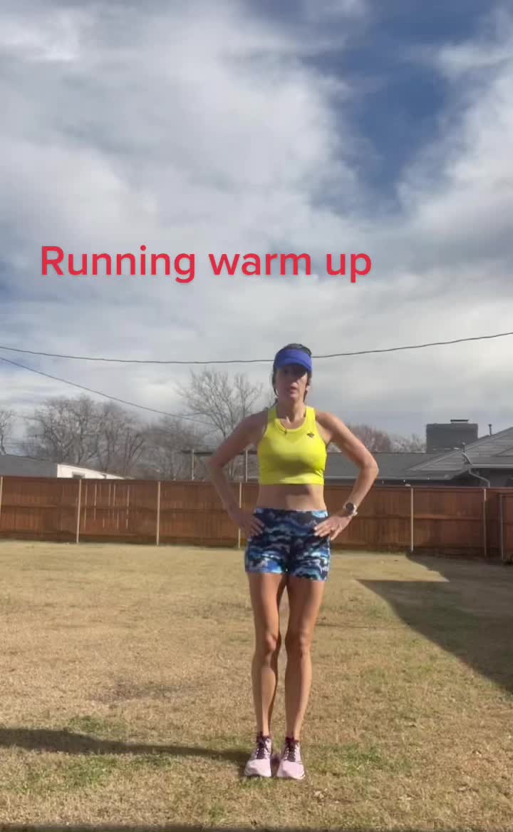 @You are warming up before you run, right? A dynamic warm up...