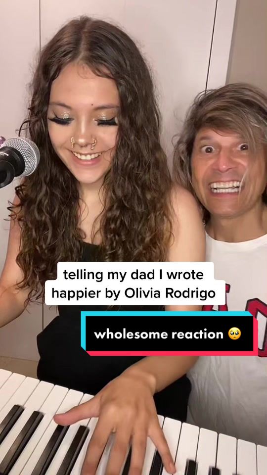 @telling my dad I wrote happier @Olivia Rodrigo ? his reactio...