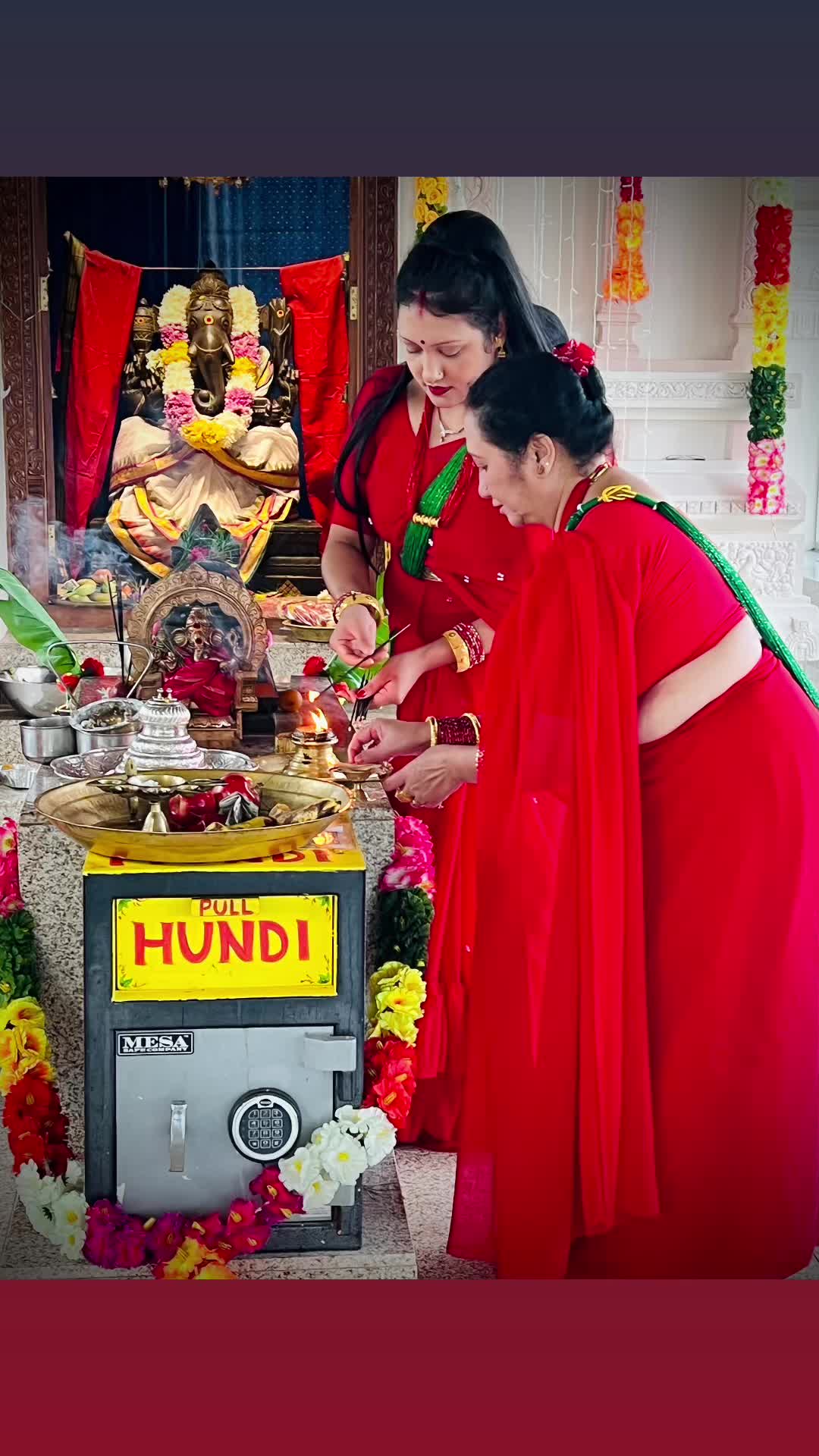 @Mummychori#teej#Austin Hindu temple?❤️pic credit goes to my ...