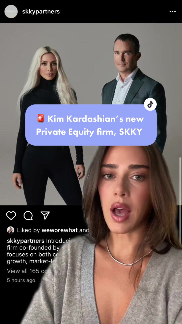 @Kim Kardashian just announced her new Private Equity firm, S...
