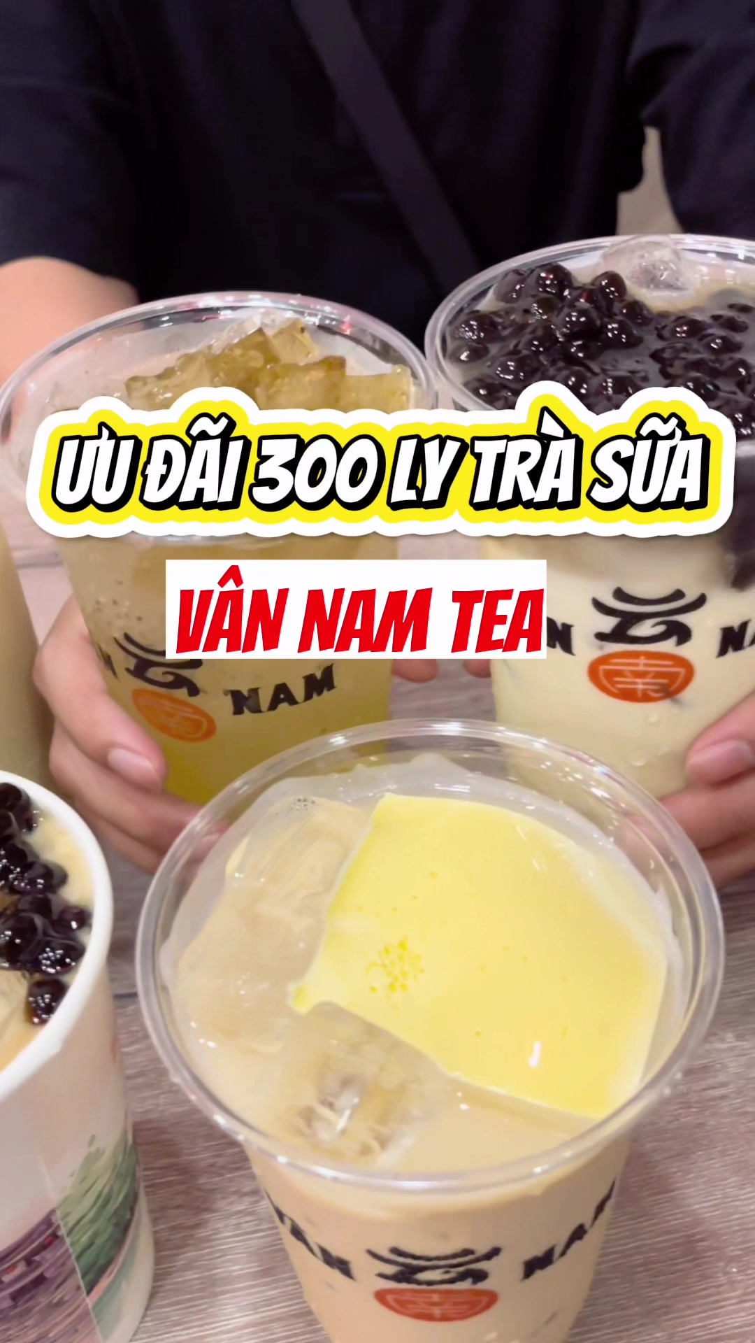 @Trà sữa Vân Nam, ưu đãi khủng đến tận 300 ly #vannamtea #mil...