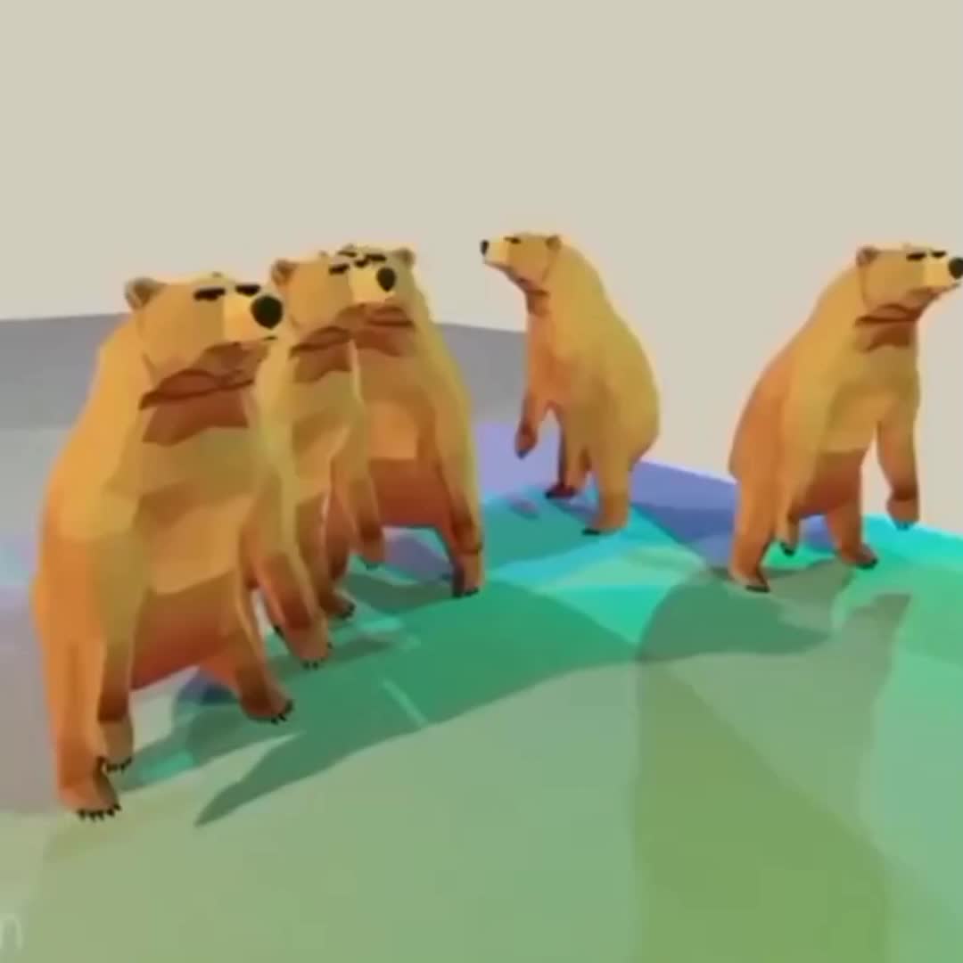 Песня танец медведей. Медведь танцует gif.