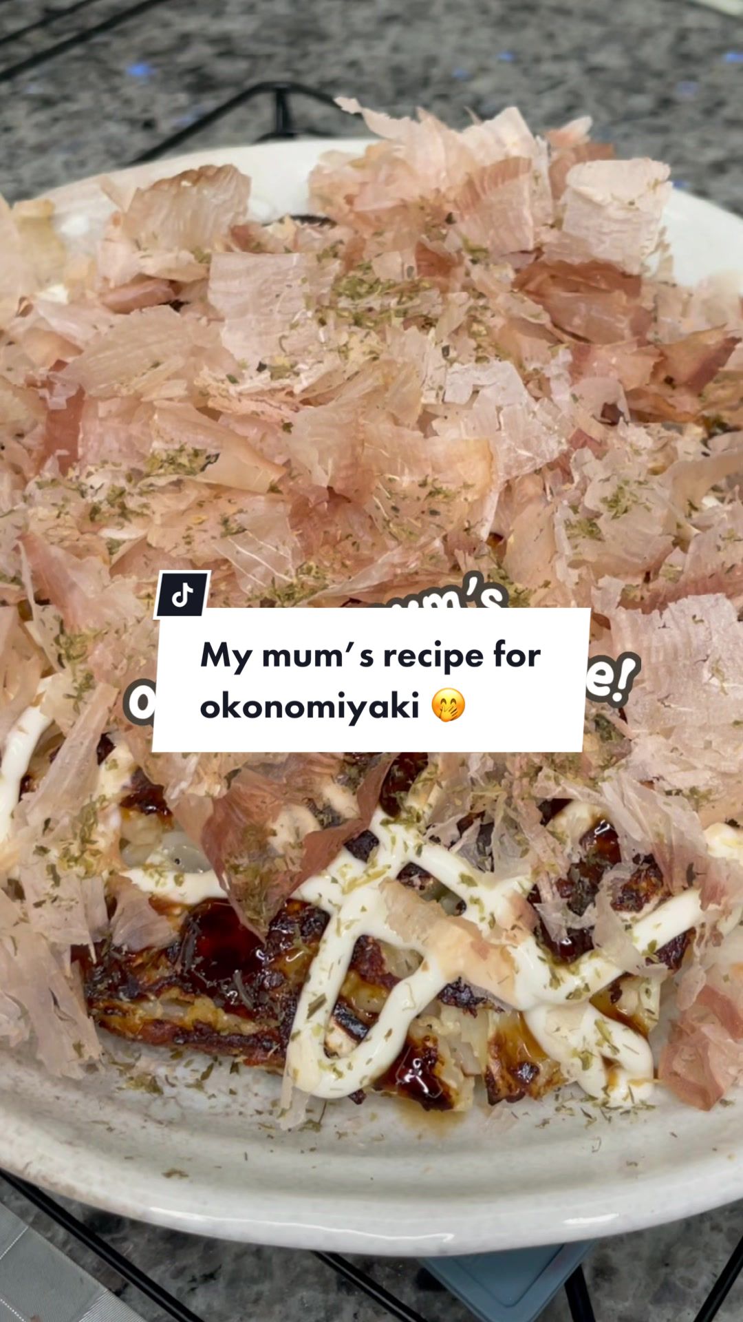@Sharing my mum's recipe for Osaka-style okonomiyaki whi...