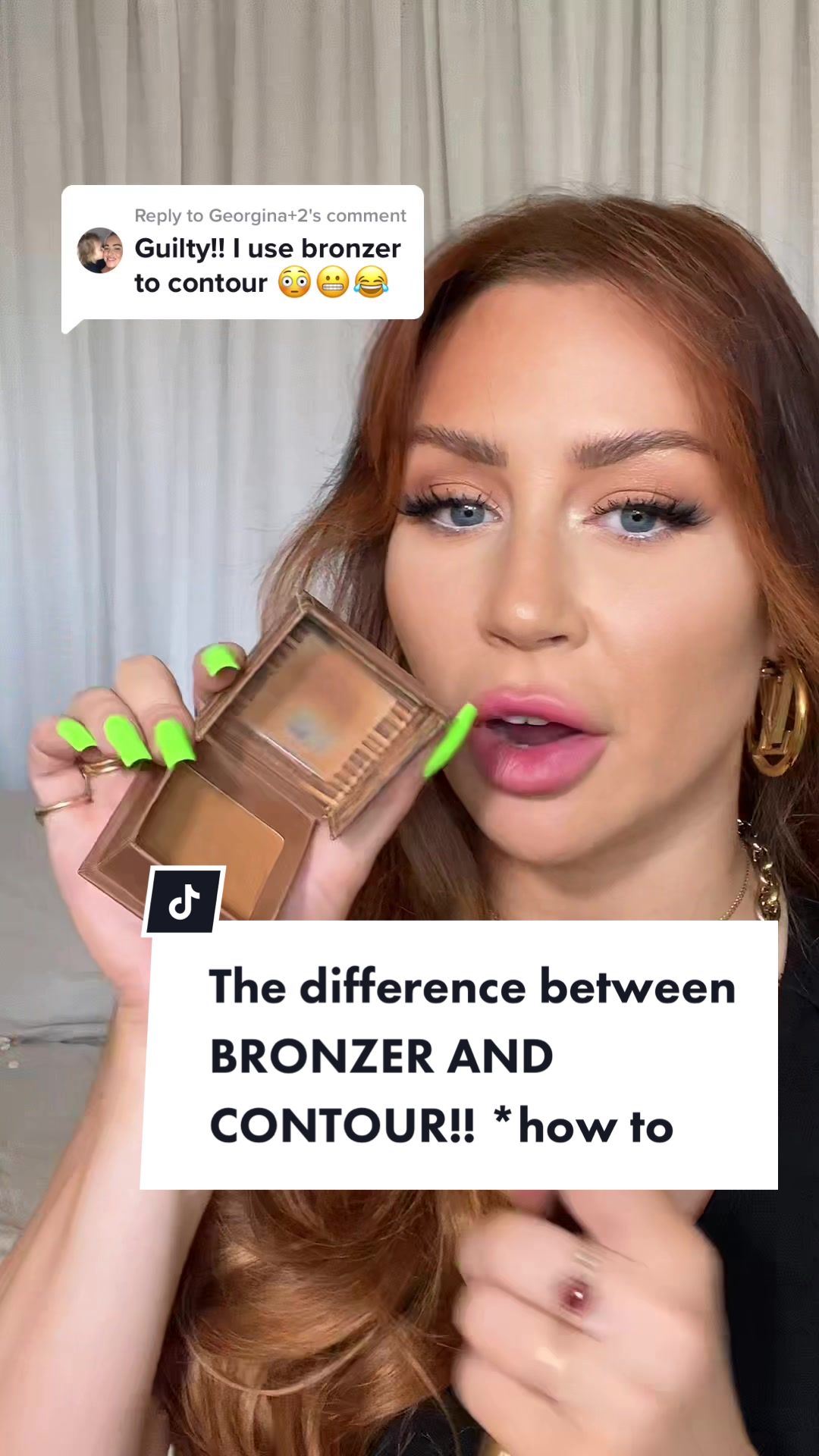 @Replying to @Georgina+2 The difference between bronzing and ...